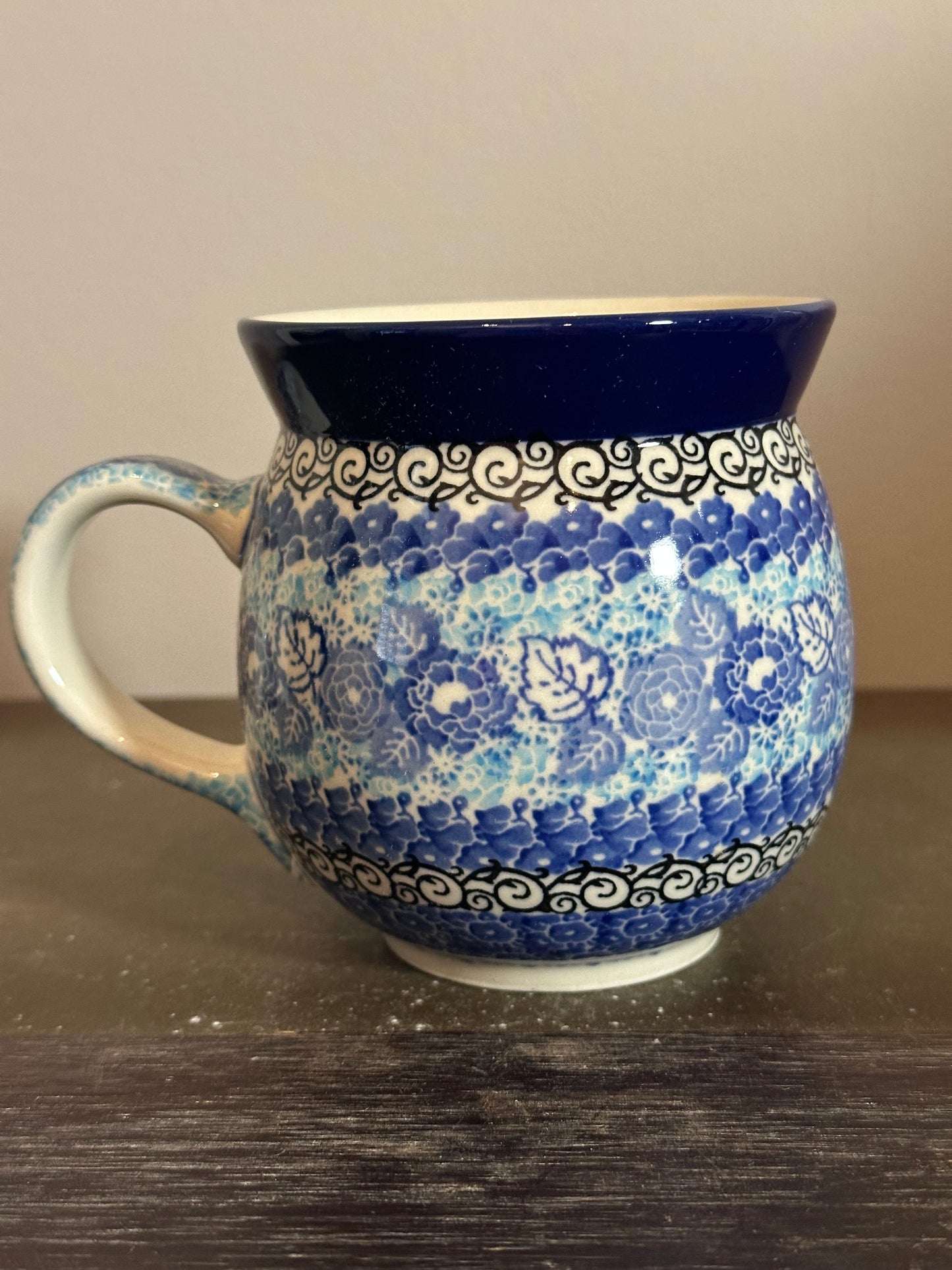 Ceramika Artystyczna, Unikat Shades Of Blue, Bubble Mug