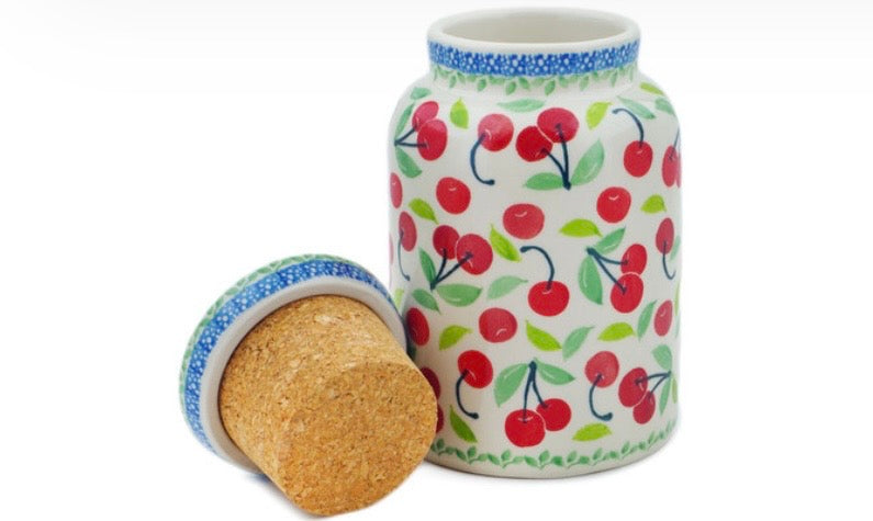 Ceramika Artystyczna,  New Cherry Sweet, Jar with Lid