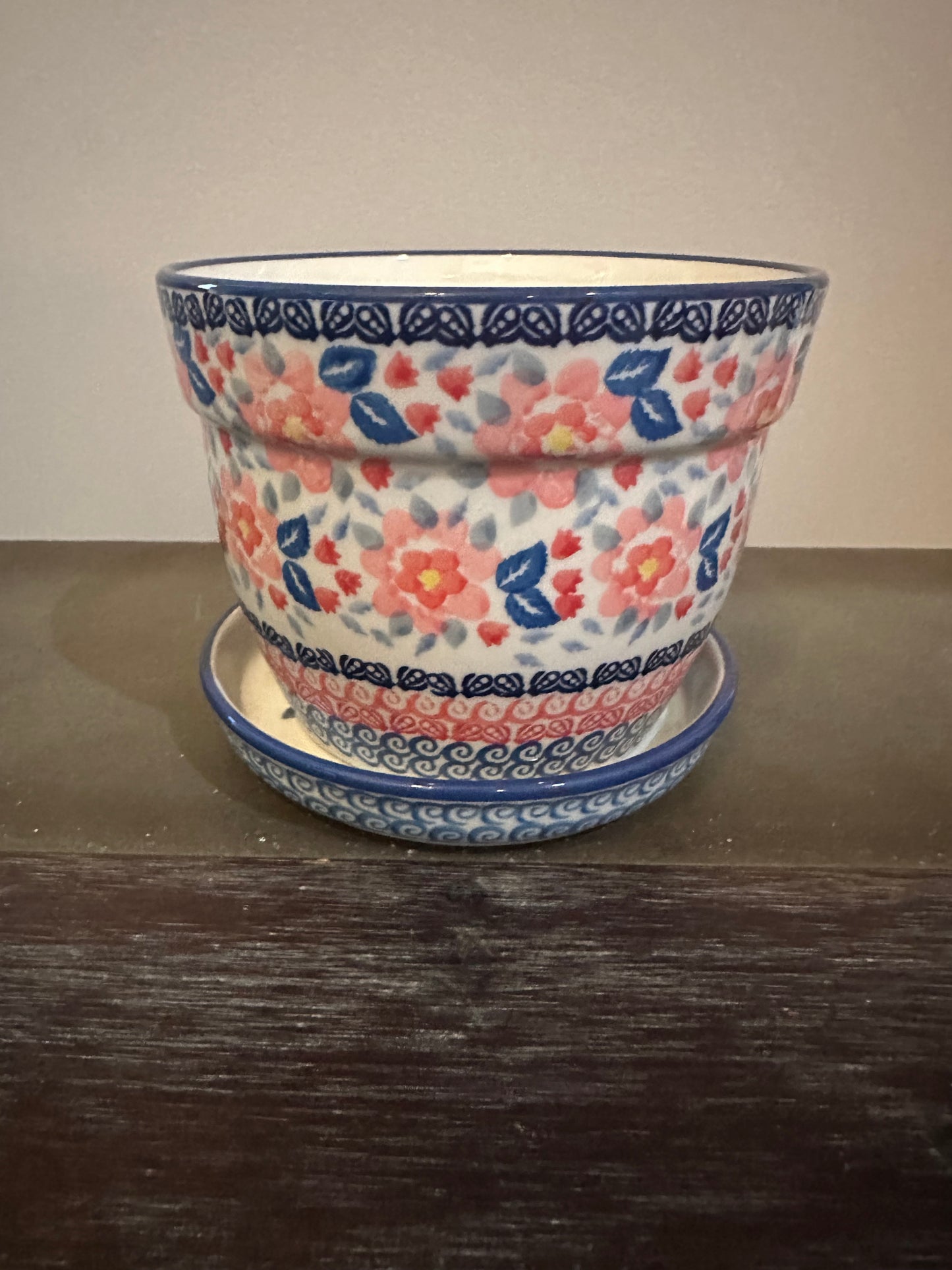 Manufaktura Calico Flower Pot/Planter