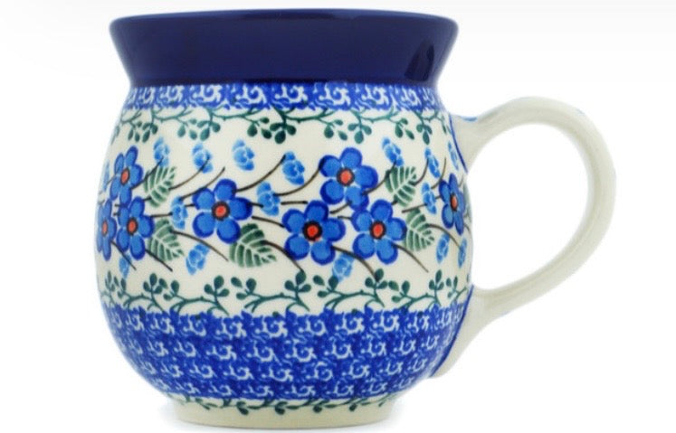 Ceramika Artystyczna, Blue Blossom, Bubble Mug 16 oz