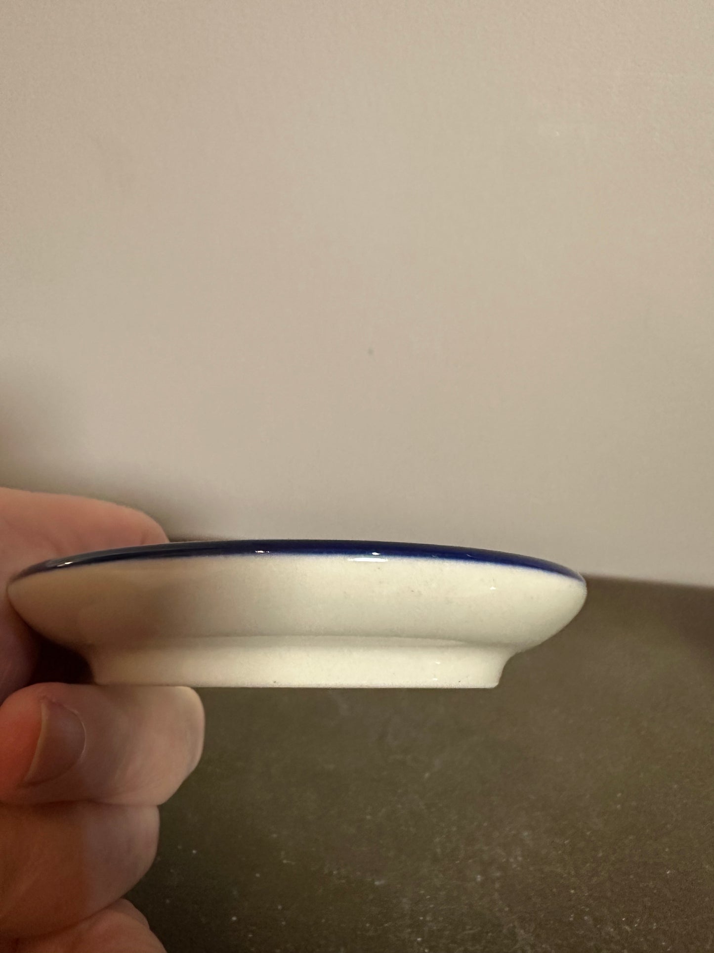 Ceramika Artystyczna, Blue Ice, Coaster/Mini Plate