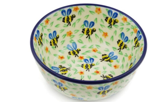 Ceramika Artystyczna Honey Bee Bowl 5"