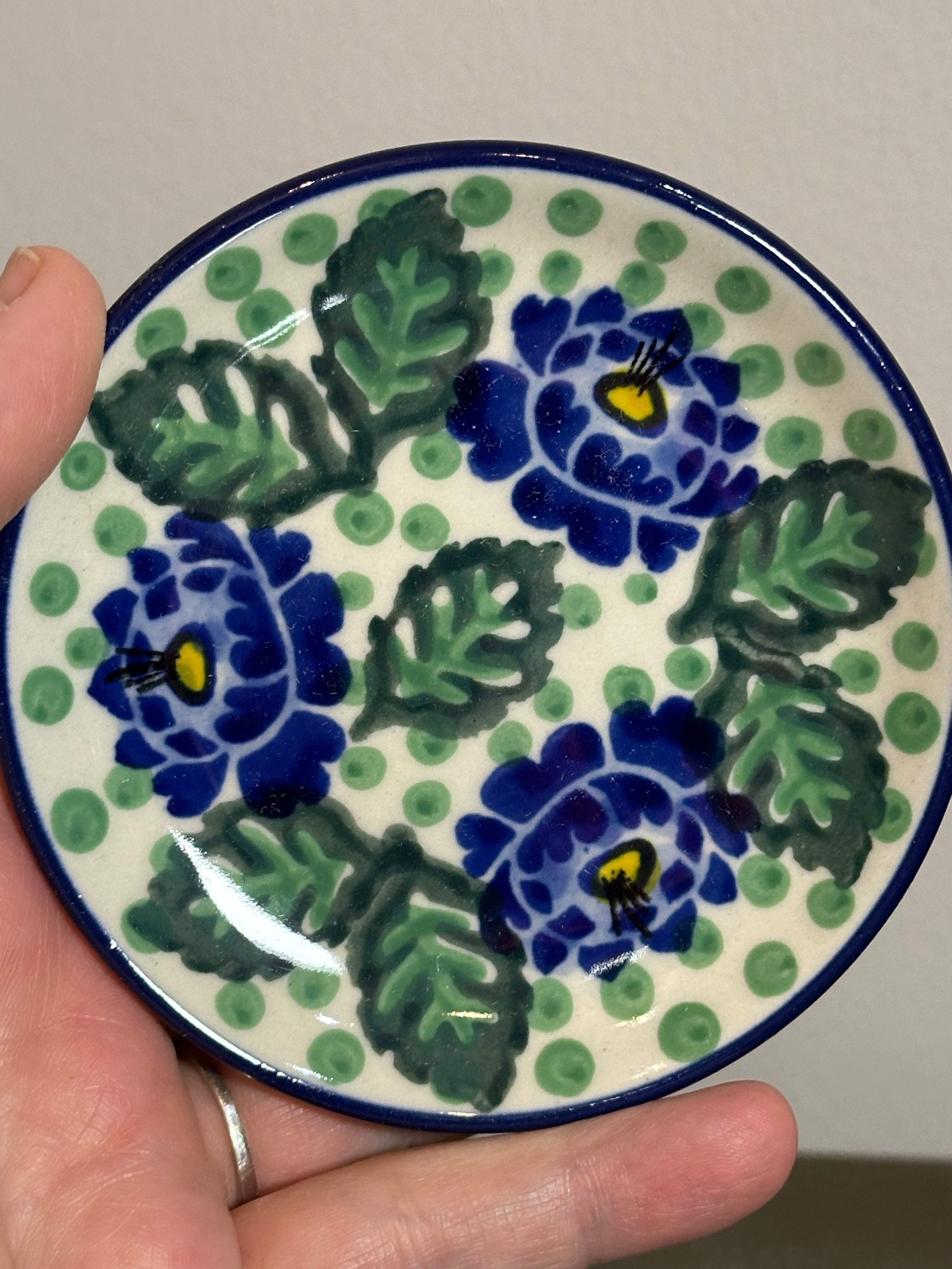 Ceramika Artystyczna Blue Bliss Coaster/Mini Plate