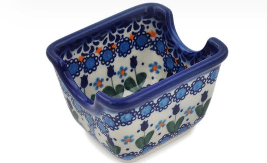 Ceramika Bona, Savannah/Blue Tulip Sugar Packet Holder