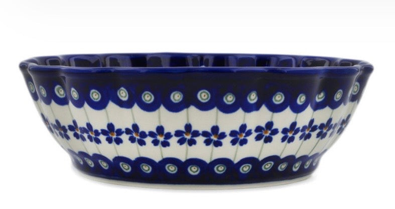 Zaklady, Flowering Peacock, Fluted Bowl