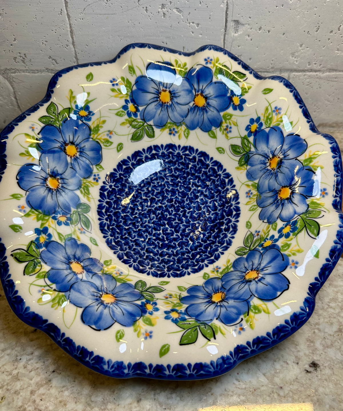 Kalich, Brand New Shape!, A1, Blue Magnolia, Wave Bowl