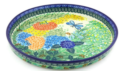 Ceramika Artystyczna, Unikat Garden Delight, Cookie Platter