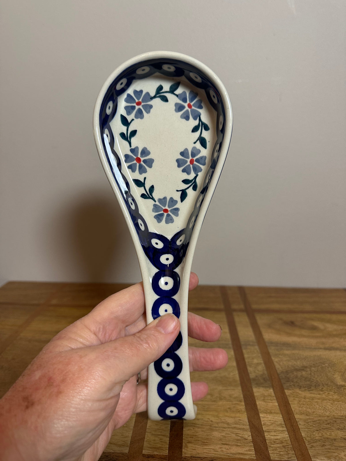Manufaktura, Blue Violet Large Spoon Rest