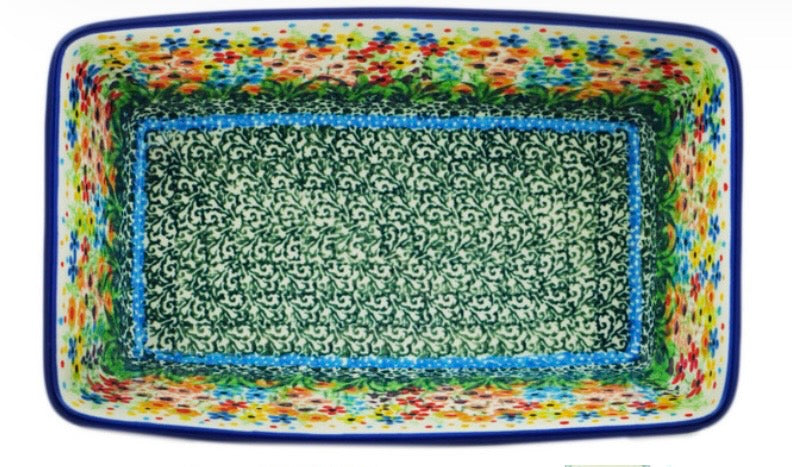 Ceramika Artystyczna, U4875, Colors Of The Wind, Loaf Pan/Baker
