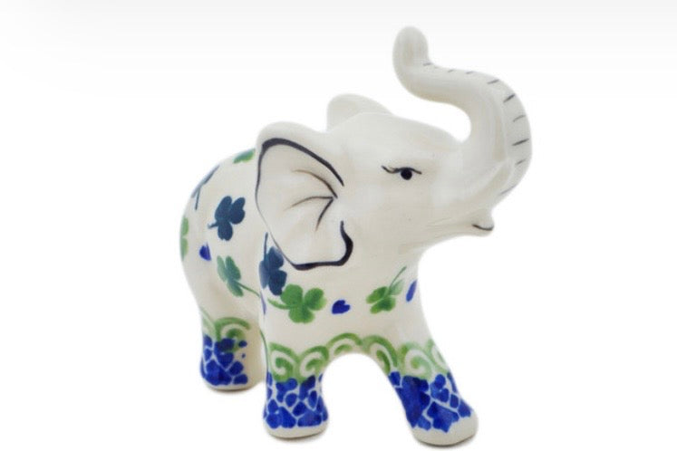 Bona, Lucky Clovers, Elephant Figurine