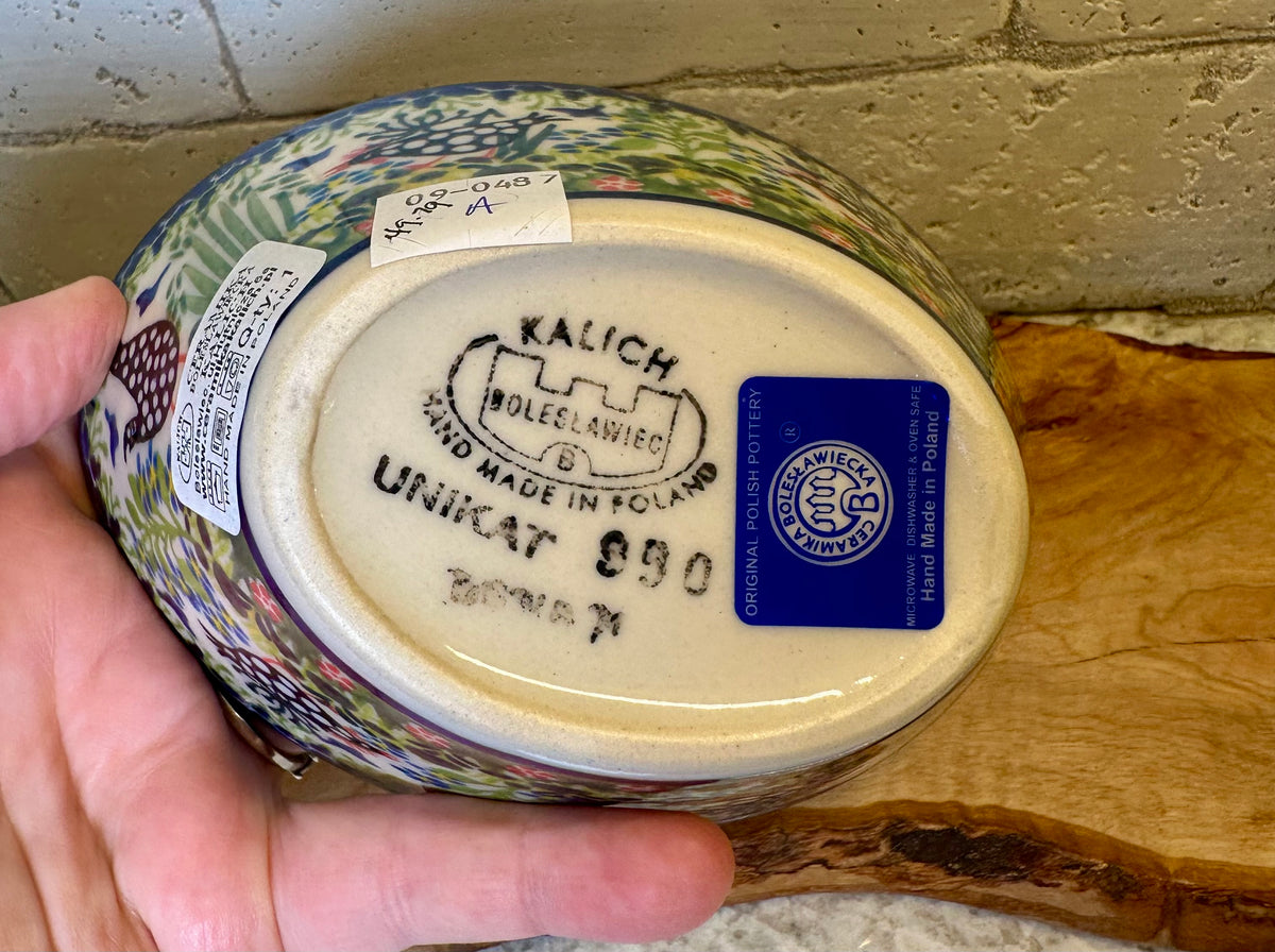 Kalich, A1, Black Polka Chicken, Tub Bowl