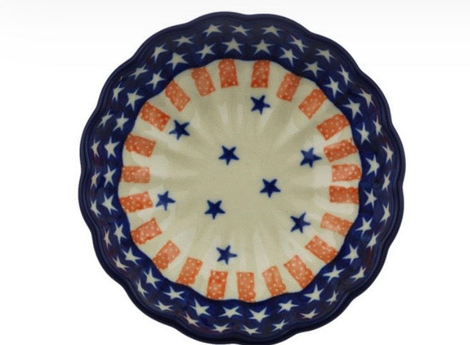 Ceramika Artystyczna, Classic Americana, Scalloped Fluted Bowl, 5"