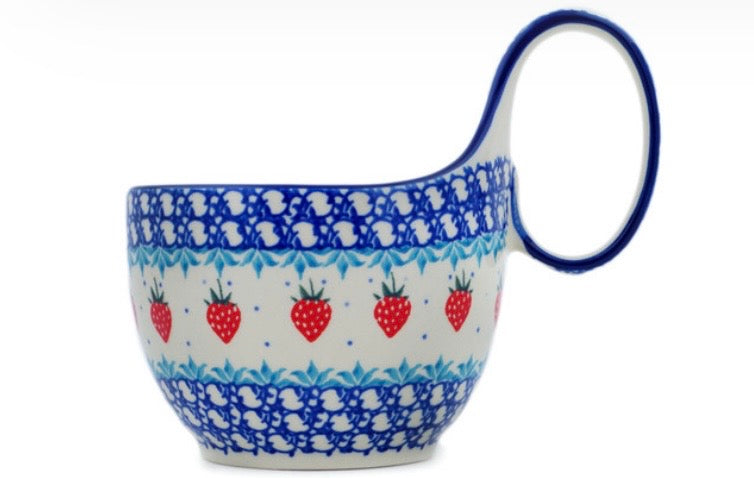 Ceramika Artystyczna, Strawberry Cake, Loop Mug