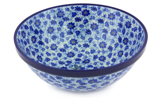 Ceramika Artystyczna Polish Pottery, Misty Dragonfly, Large Nesting/Mixing/Serving Bowl