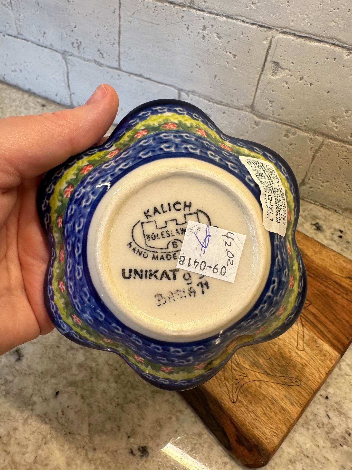 Kalich, Art Level A, Polka Chicken, Flower Bowl