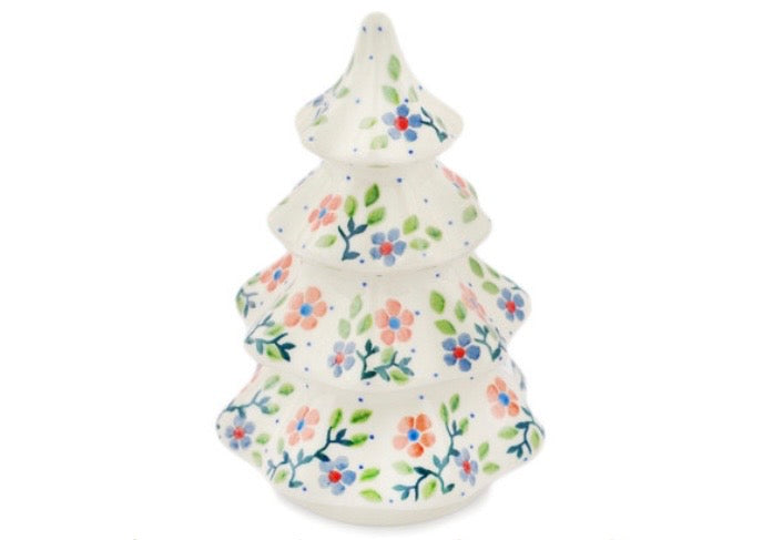 Ceramika Artystyczna, Unikat U5167, Verdant Hummingbird Spring, Tree
