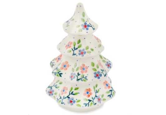 Ceramika Artystyczna, Unikat U5167, Verdant Hummingbird Spring, Tree