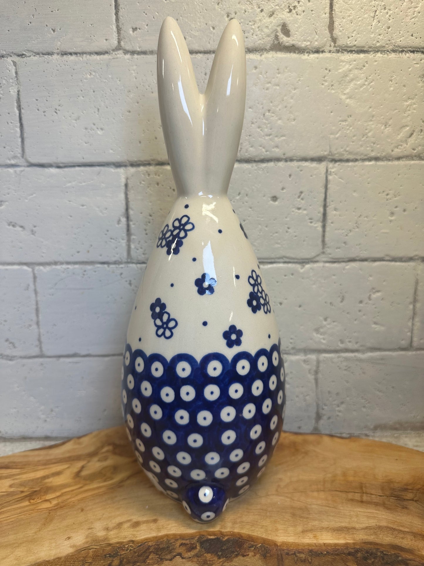 Vena, Flowery Frolicky Dot, Large Bunny Figurine 11"