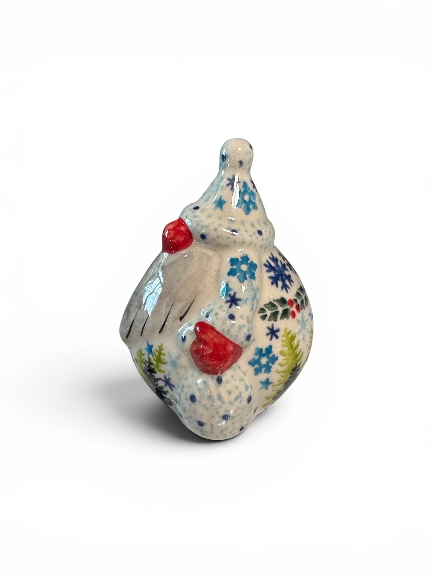 Vena, Santa Gnome with Trees and Deer Figurine