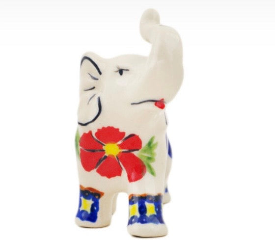 Bona, Paradise Poppy,  Elephant Figurine