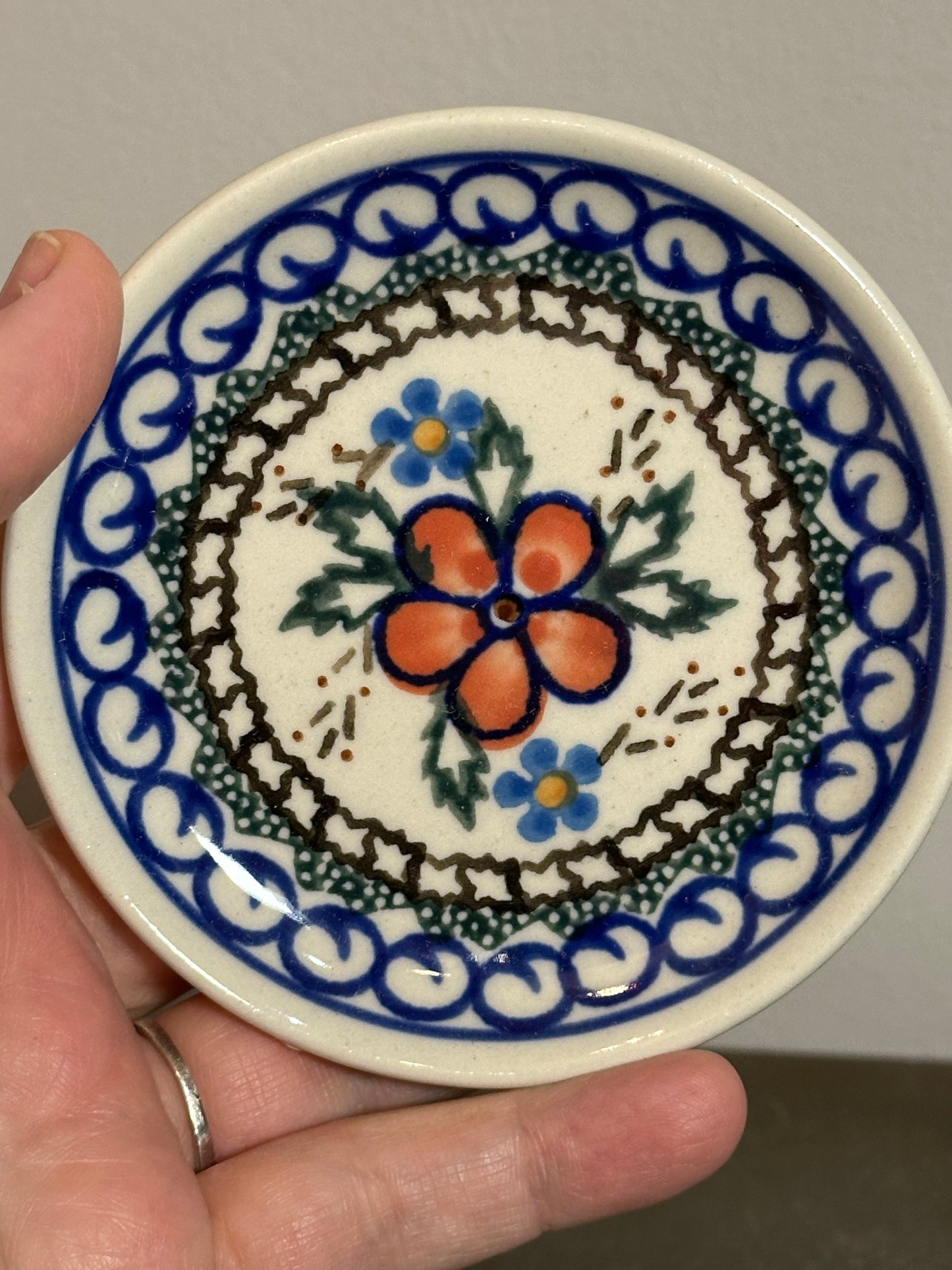 Ceramika Artystyczna, Lancaster Rose, Coaster/Mini Plate
