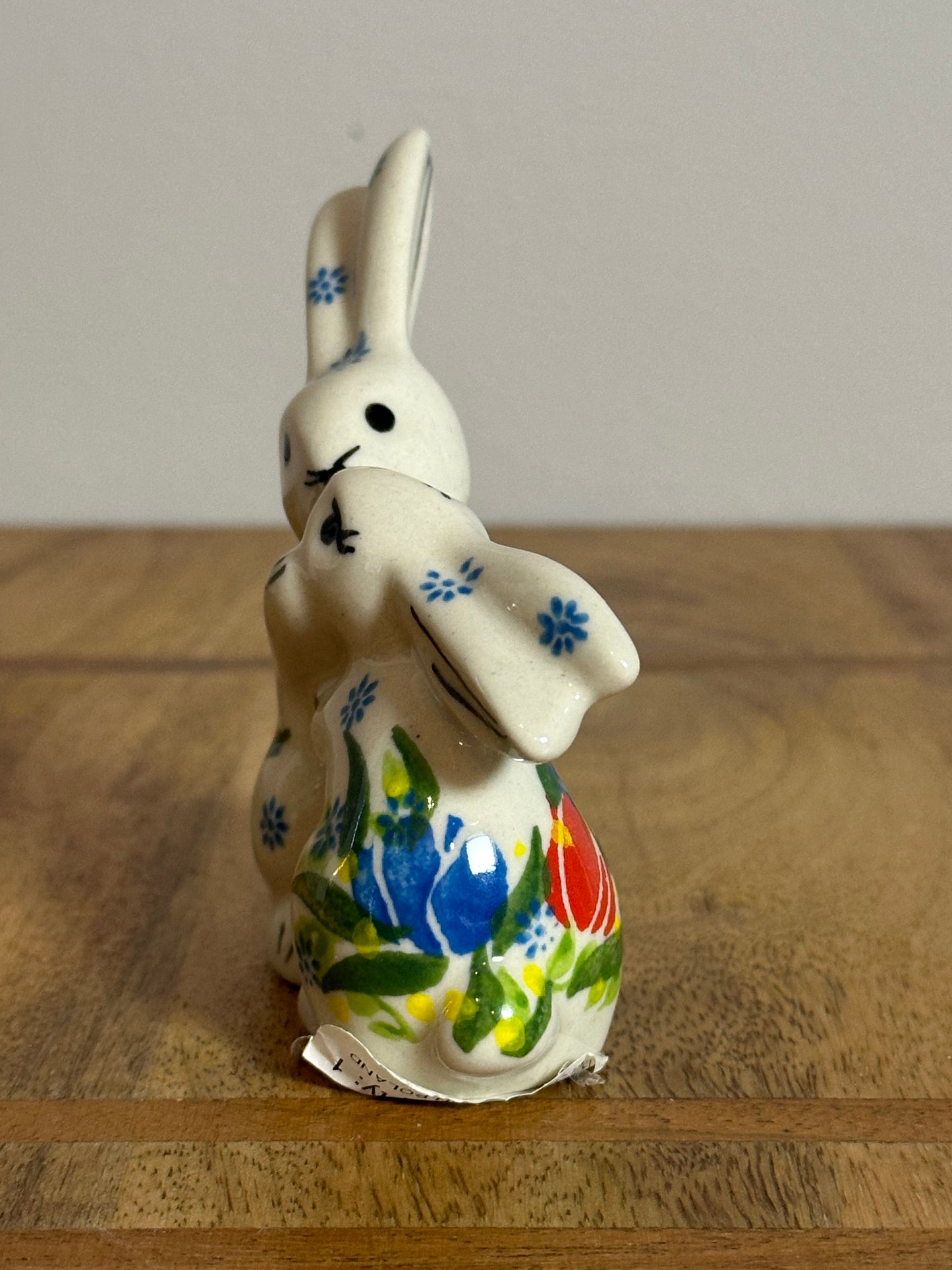 Kalich , Art Level, Blue/Red Tulip Pattern A, Kissing Bunnies
