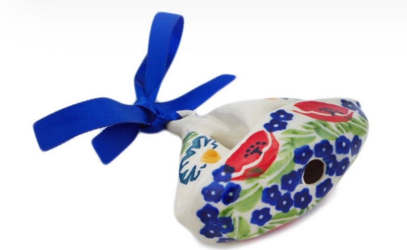 Manufaktura, Unikat Wild Poppies, Sailboat Ornament