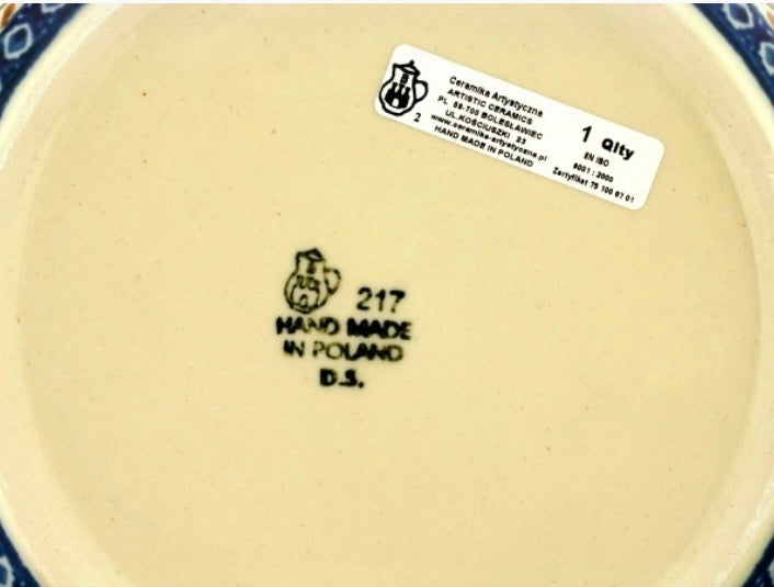 Ceramika Artystyczna, Buena Vista, Round Medium Baker with Handles