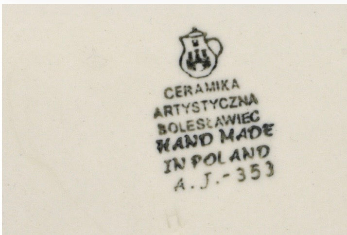 Ceramika Artystyczna, Lancaster Rose, Scalloped Bowl