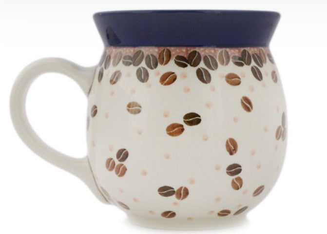 Ceramika Artystyczna, Coffee Bean, Large Bubble Mug