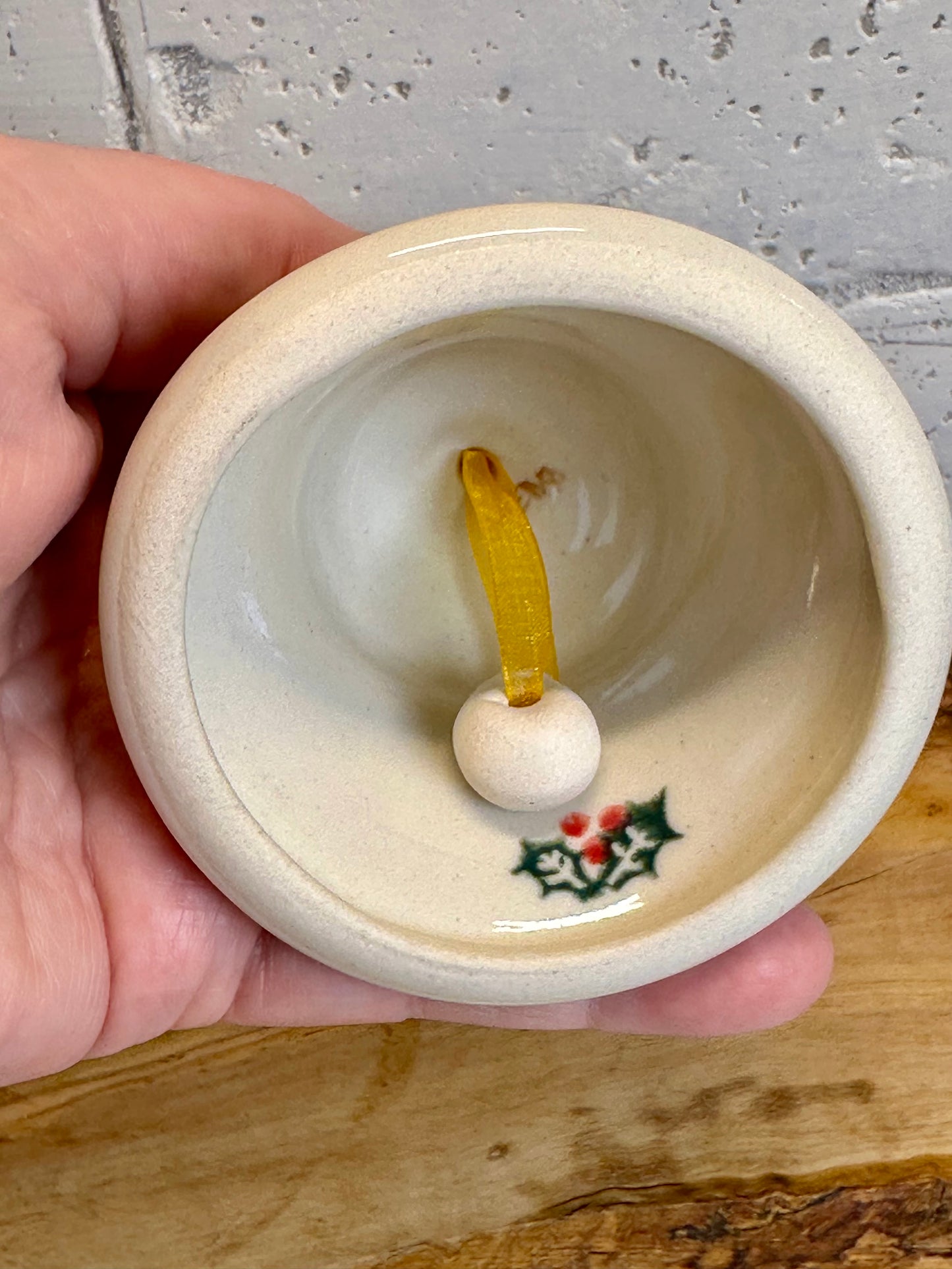 Vena, Candycane and Pine Medium Bell
