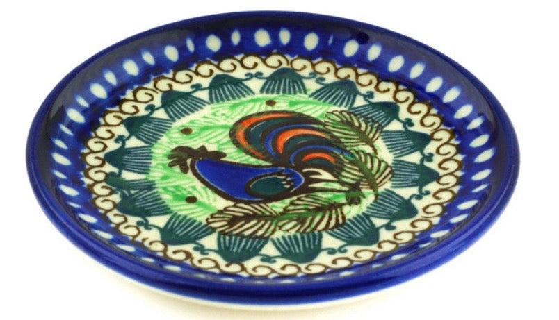 Ceramika Artystyczna, Rooster Row, Coaster/Mini Plate