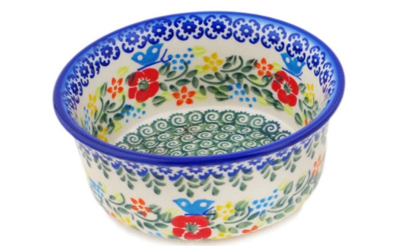 Ceramika Artystyczna,  Unikat Ring Of Meadows, Bowl 5"