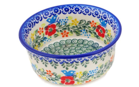 Ceramika Artystyczna,  Unikat Ring Of Meadows, Bowl 5"