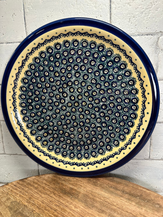 Zaklady Polish Pottery, Bumblebee Dinner Plate, Preowned