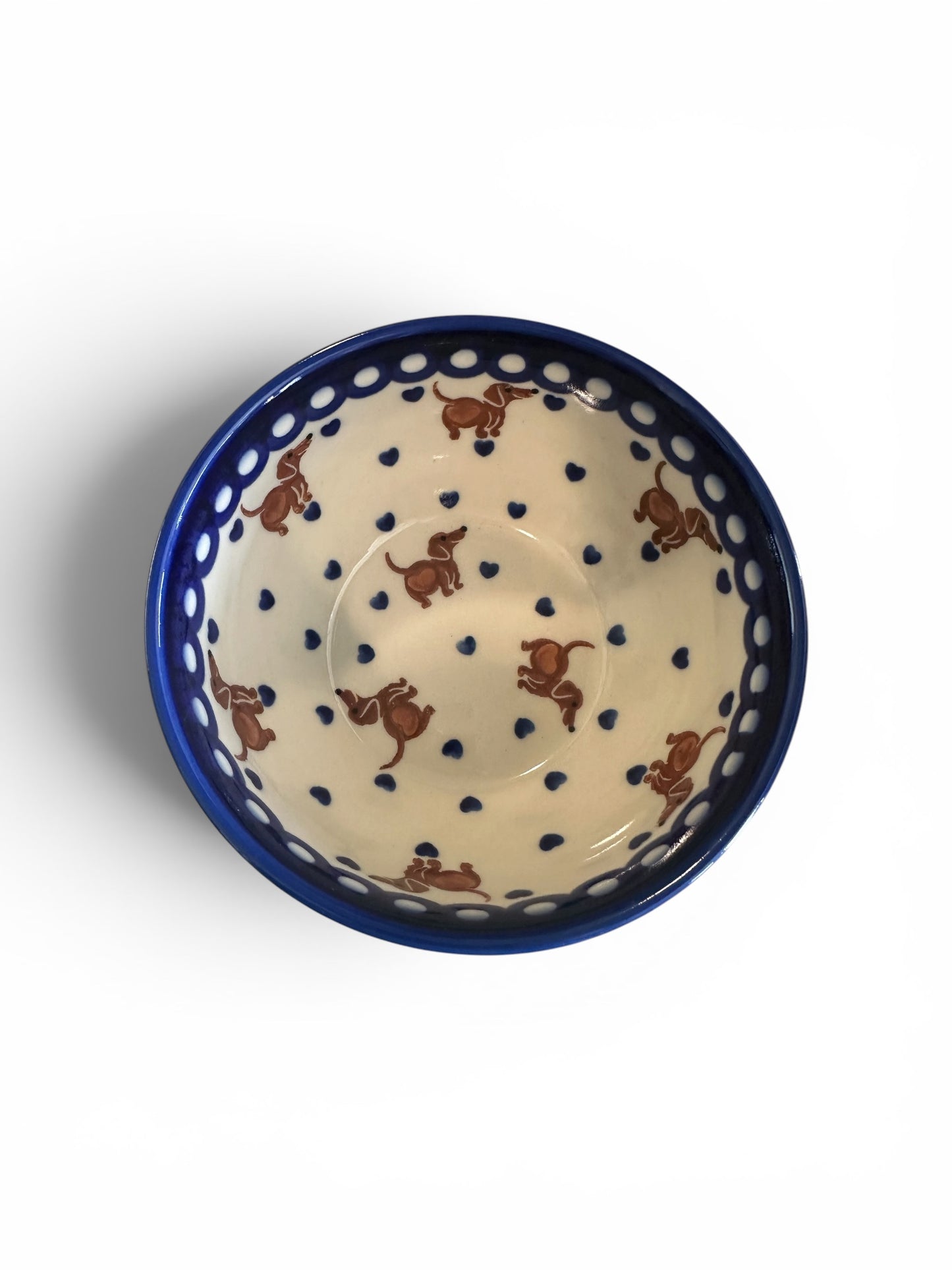 Kalich, Brown Dachshund, Bowl 6"