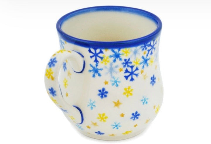 Bona, Delightful Snowman, Pear Shaped Mug 13.5 oz