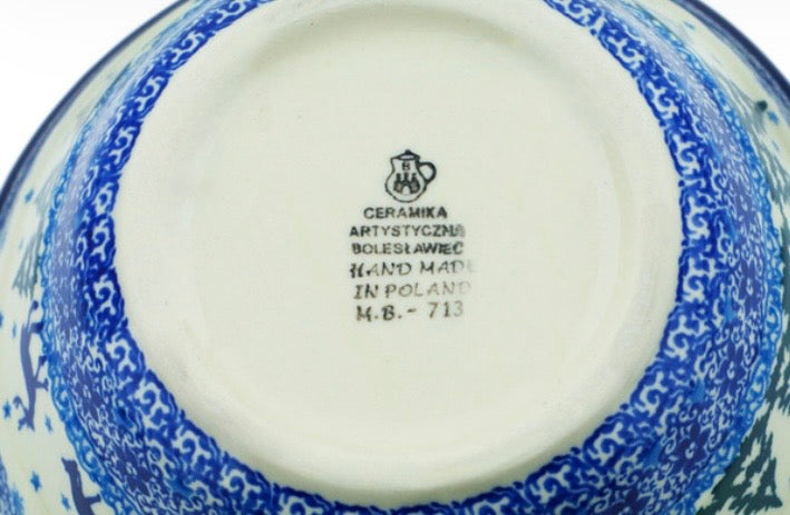 Ceramika Artystyczna, Forest Night, Scalloped Bowl