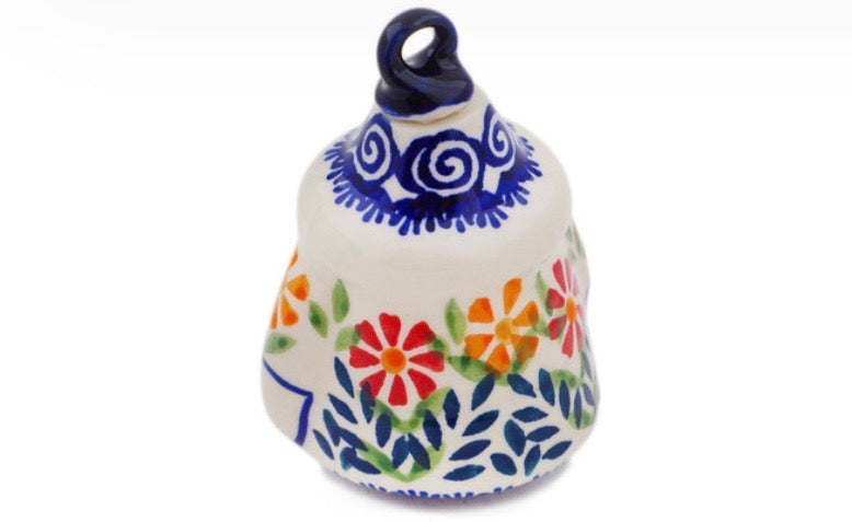 Manufaktura, Wave Of Flowers, Santa Ornament Christmas Ball 4"