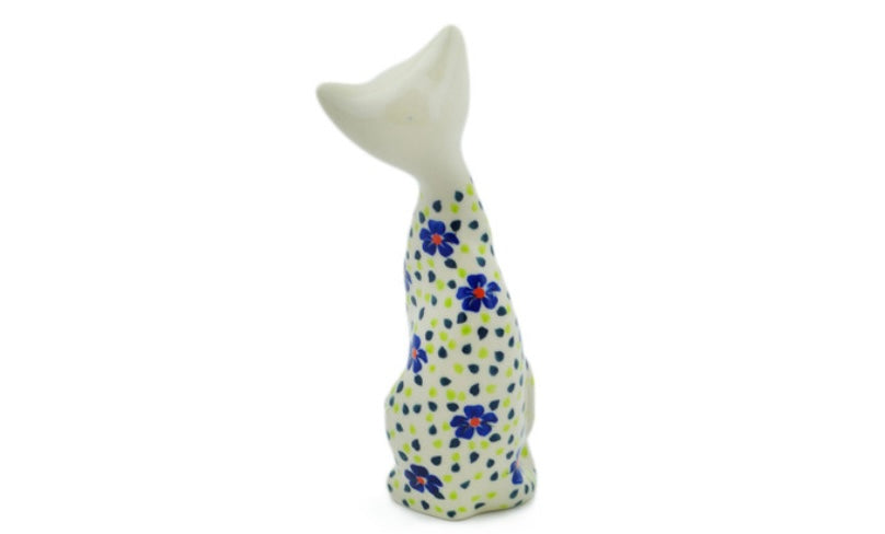 Cergor Polish Pottery, Hope Flows, Cat Figurine