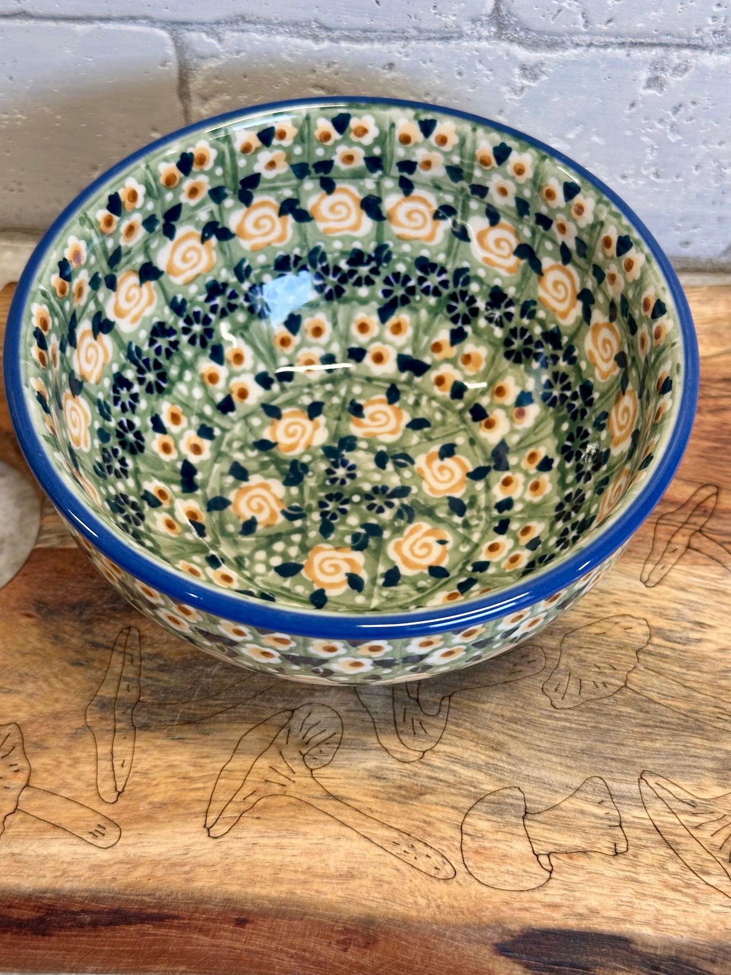Manufaktura, Perennial Garden, Tapered Bowl 5.25"