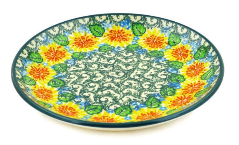 Ceramika Artystyczna, U4203 Marigold Chain, Dessert/Luncheon Plate 8"