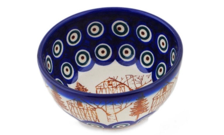 Bona, Blue Eyes Village, Bowl.  4"