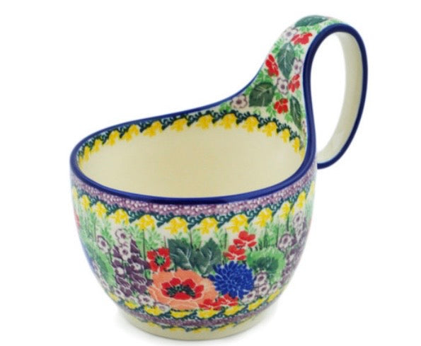 Ceramika Artystyczna, U4132 Splendid Meadow, Loop Mug/Bowl