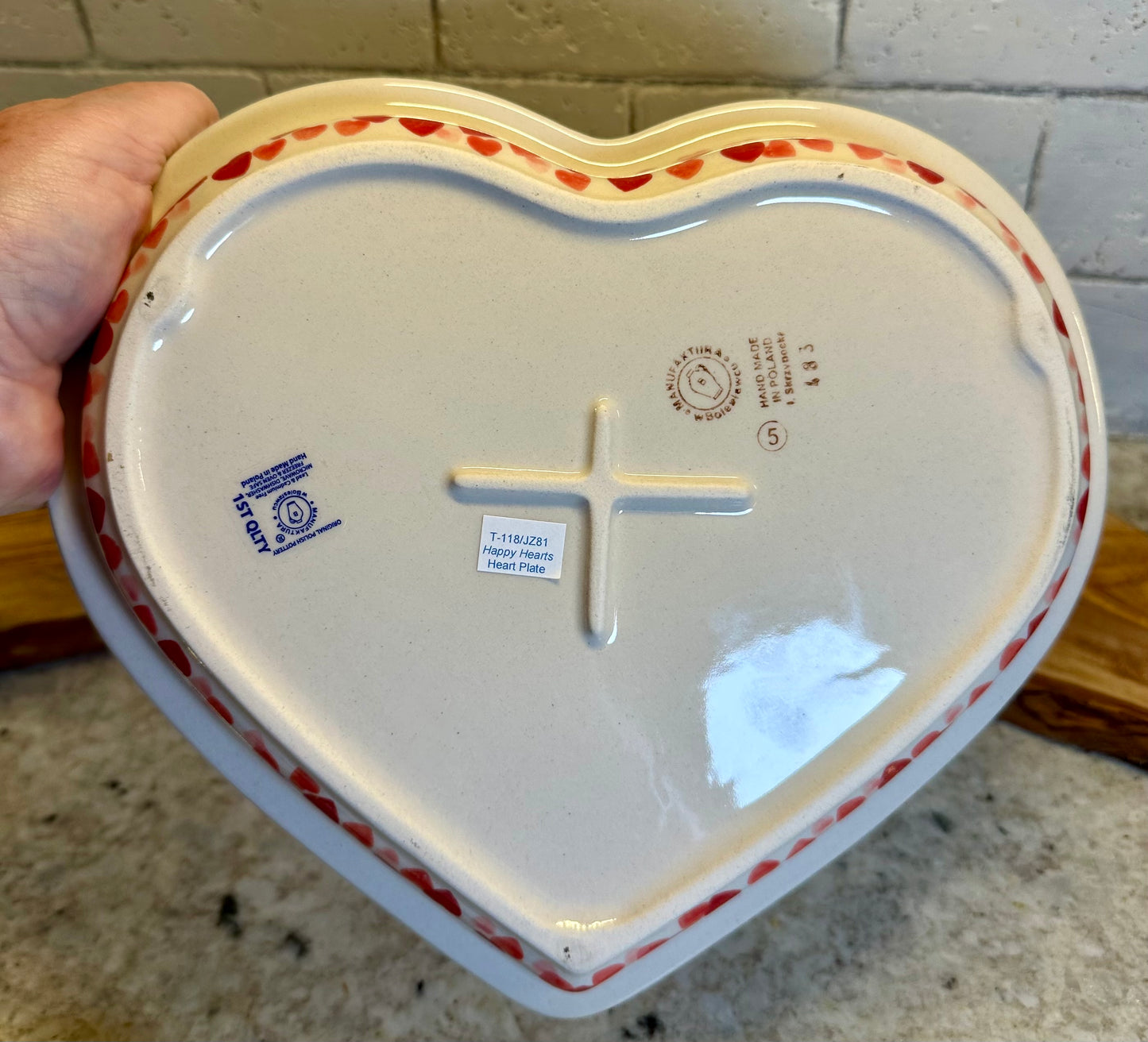 Manufaktura, Happy Hearts, Heart Plate