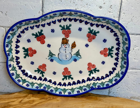 WR Unikat Frosty Scallop Dish