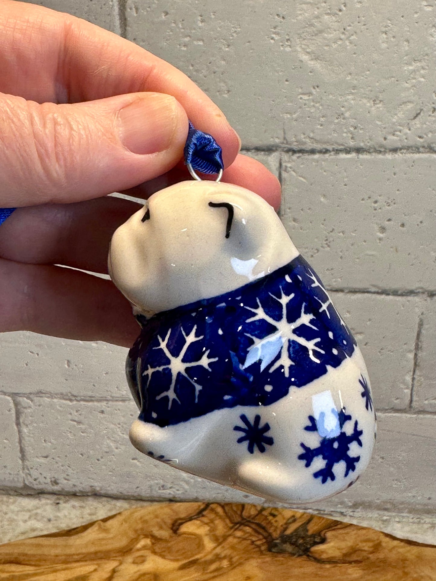Manufaktura, Snowflake, Bulldog Ornament