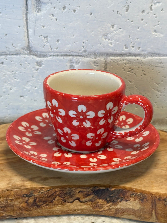 Manufaktura, Red Blossom, Espresso Cup