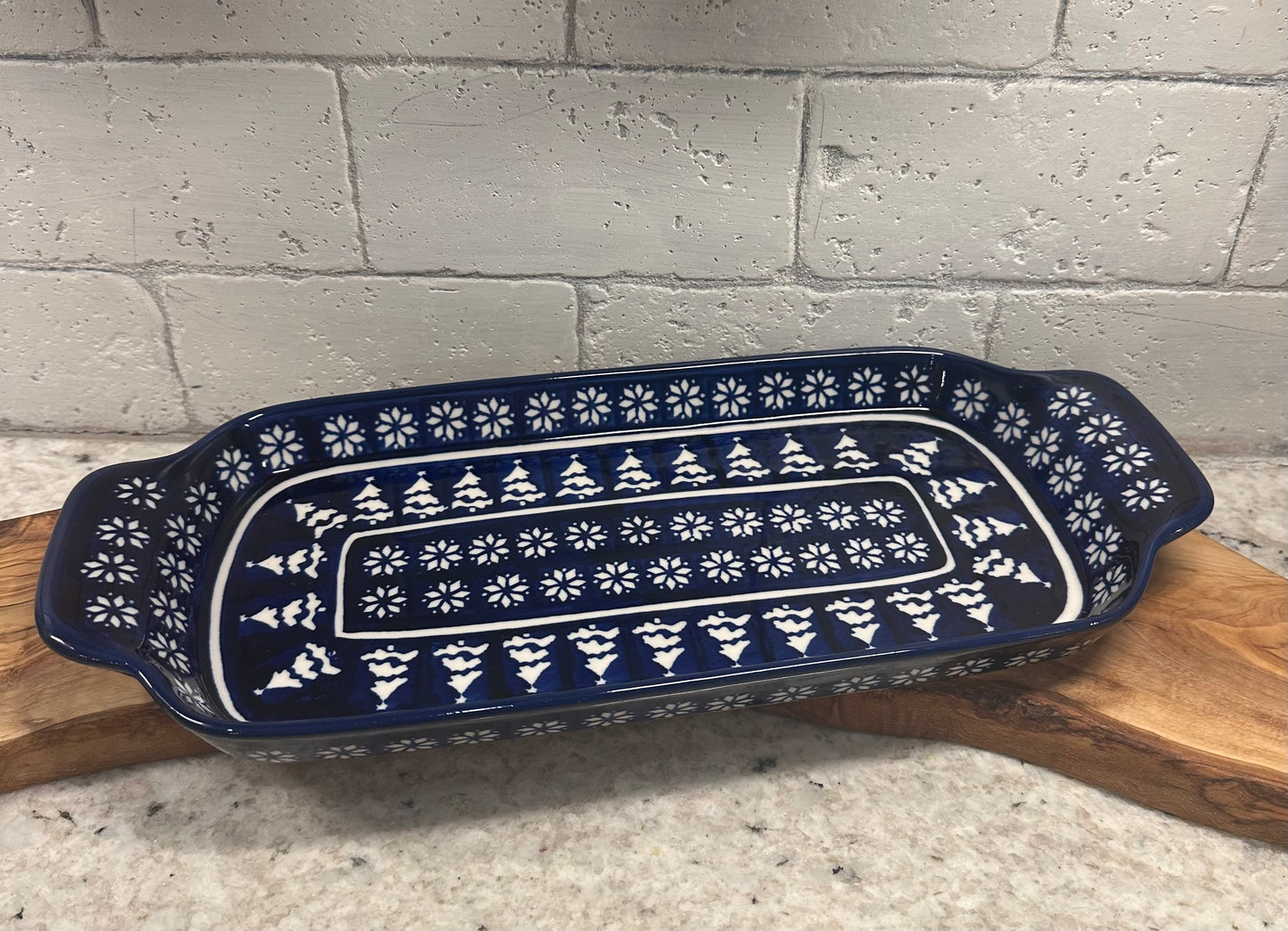 Zaklady, Winter Nights Bread Tray with Handles