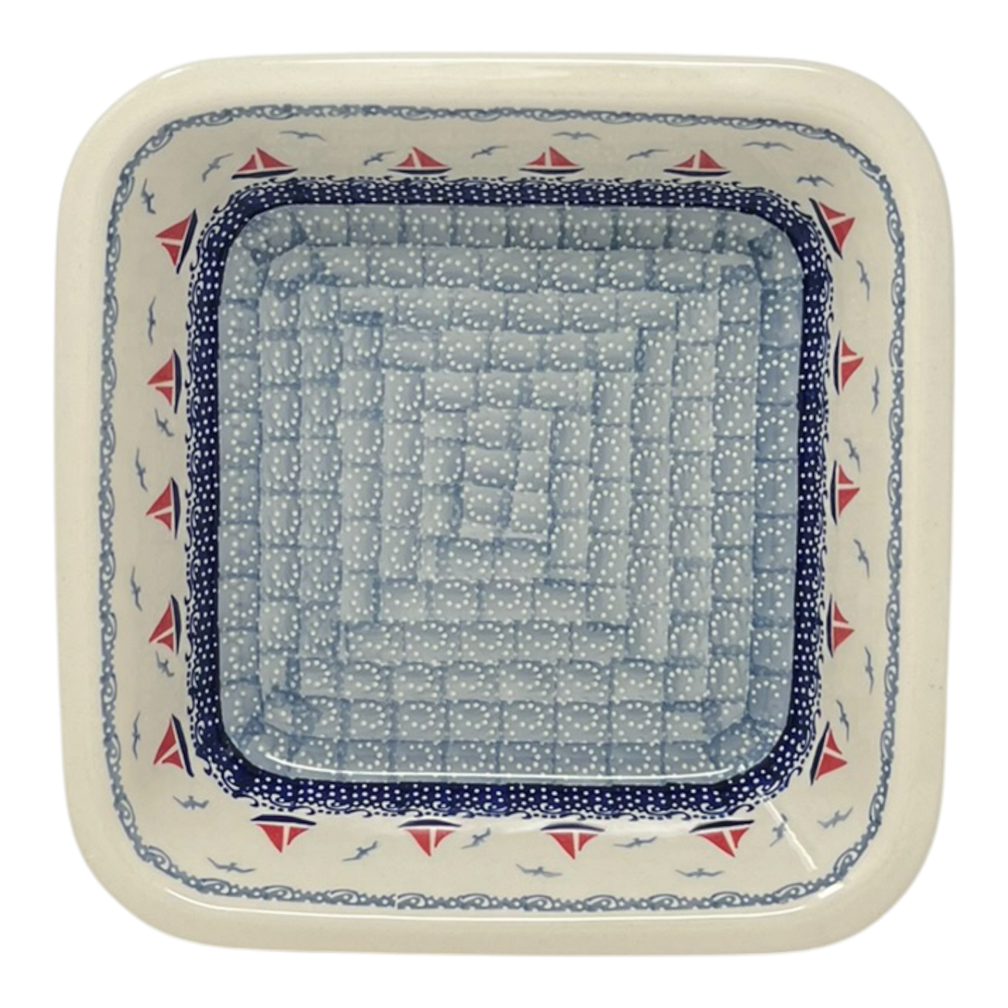 Baker, Square, 11.5" Deep in "Smooth Seas" by Manufaktura